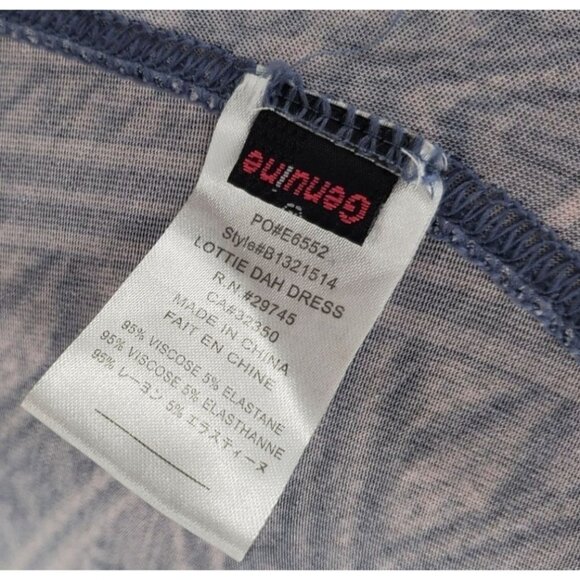 Volcom XS Lottie Dah Geometric Boho Fitted Stretch Bodycon Midi Sleeveless - Picture 8 of 10